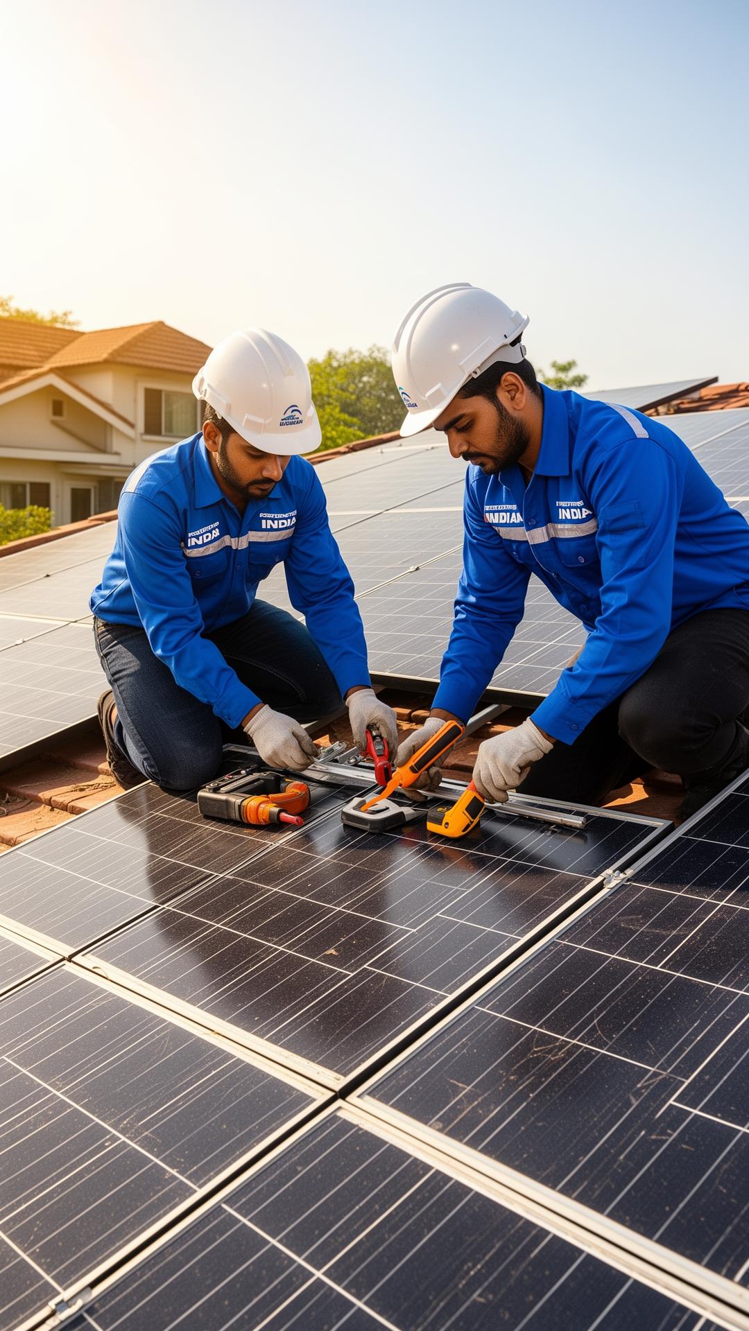 NIKSOL™ installation team at work on a rooftop
